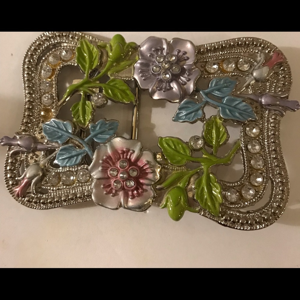 Floral Belt Buckle